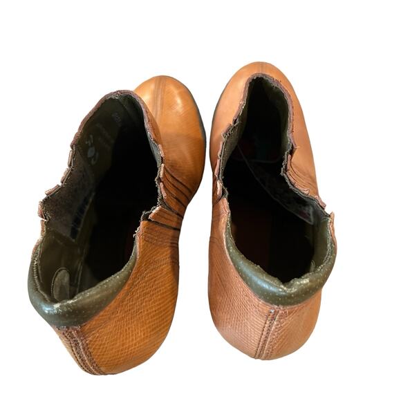 Cole‎ Haan Nike G Series Technical Soles Ankle Boot Size 9.5 Leather Brown - Picture 11 of 13